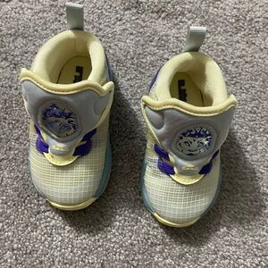 Kids' Yellow and Purple Sneakers